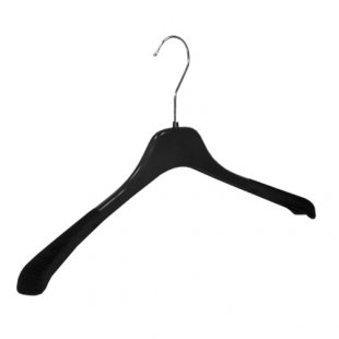 CL 42 \ Hangers with velvet (velour) shoulder (Italy)