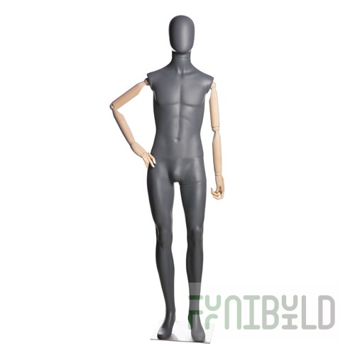 John 03 - Male Mannequin (with wooden hands)