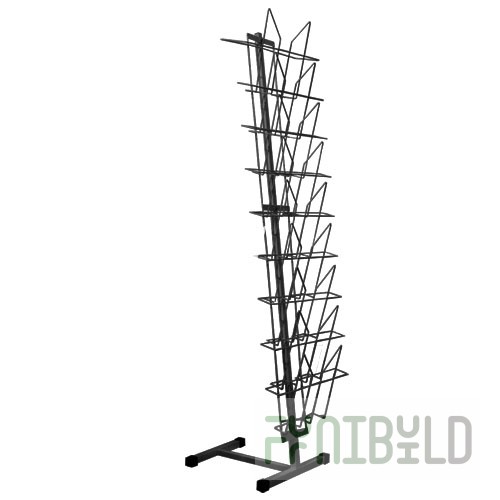 K010 LB-SM - Wide advertising stand "Office"