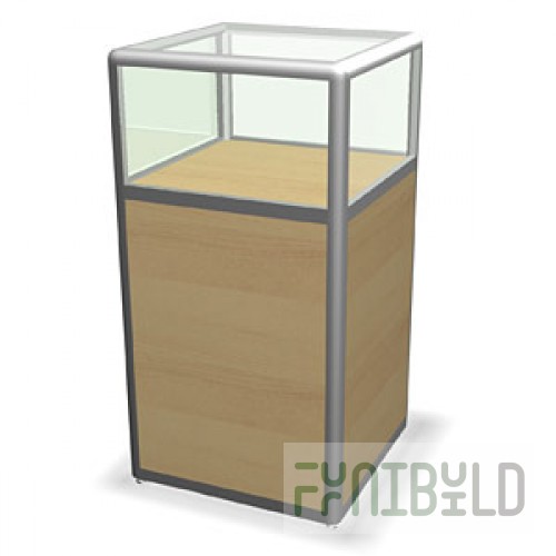 Glass top counter