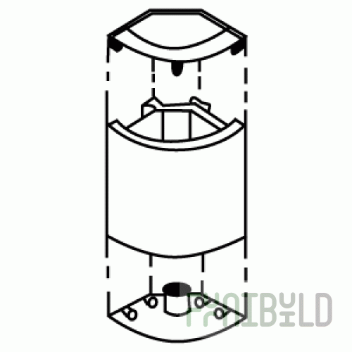 10-00-027 - Threaded plug M8 for leg (reinforced)