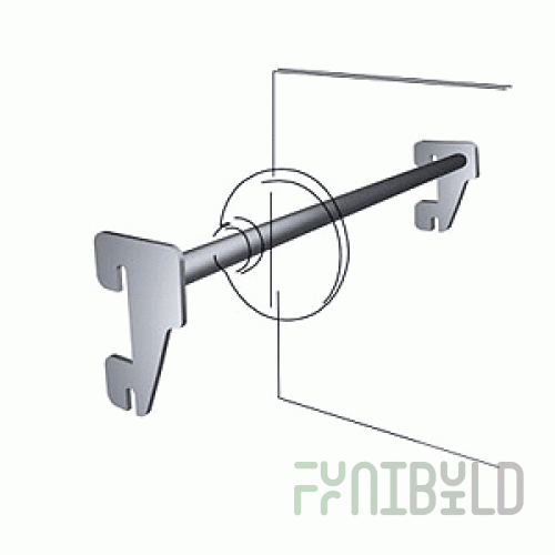 RT 031 a - Rod for glass partitions