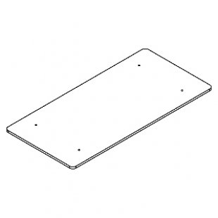 GLV.014.GL \ Glass shelf for hangers 05.07