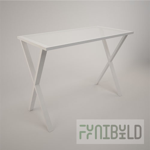Demonstration table (Frosted glass)