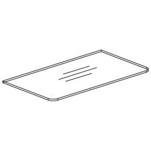 Slide 35 \ Glass shelf for T-shaped bracket