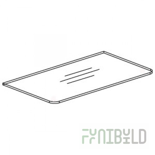 Slide 35 - Glass shelf for T-shaped bracket