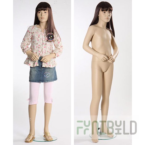 Young 11 - Child mannequin, flesh-colored, 10 years old
