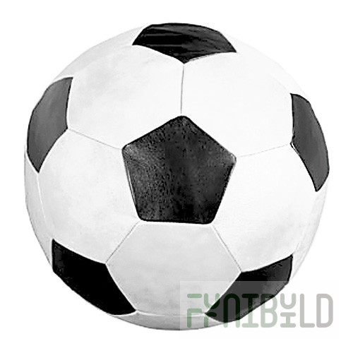 Ottoman football ball big - Bench (ottoman)