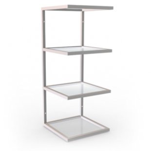 NK 110.GL \ Transparent wall shelves L-450mm