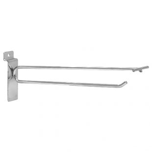 F 343 \ Double hook for price tag holder on economy panel