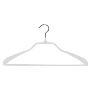 WS 036 - 39 \ Metal clothes hangers (rubber coated)