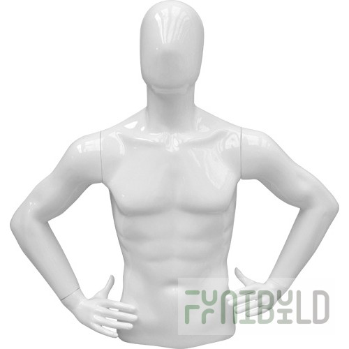 C-21-01G - Male torso BASIC (with head), shortened