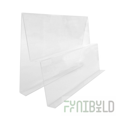 PU-300N-2Y - Universal inclined 2-tier product stand