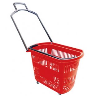 PLB-010 \ Plastic trolley basket, 32 l