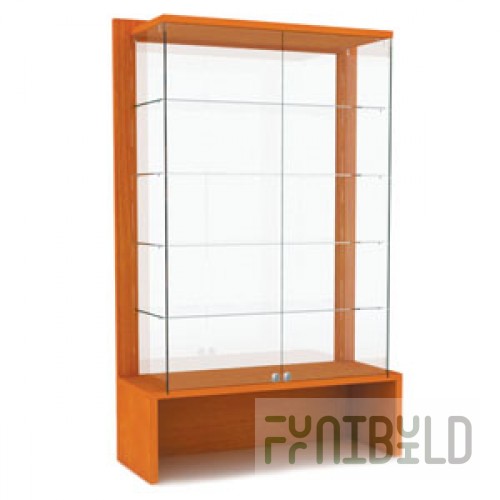 OVG120-VT - Showcase with shelves and glass back wall