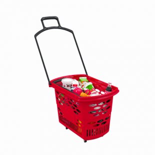 PLB-011 \ Plastic trolley basket, 38 l