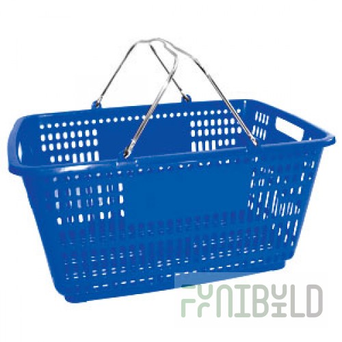PL-210 - Plastic basket, 30 l (without plastic on handles)