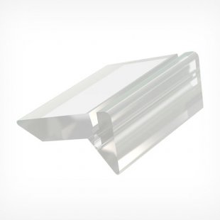 Price tag stand PRISM, width 25mm, at an angle of 75
