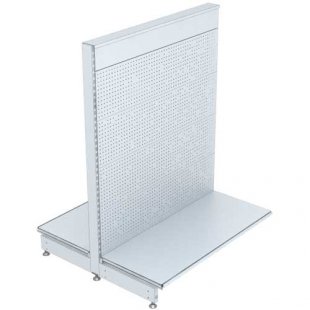 SK110 \ Island shelving with perforated back wall