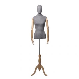 Originals 02 \ Torso Mannequin with Wooden Arms, Female