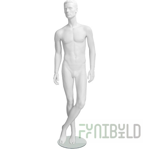 IN-35Alex-01M - Male mannequin, sculptural