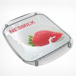 Rectangular coin box 170x205 in, transparent
