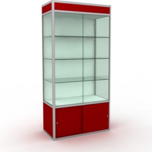Showcase with lighting