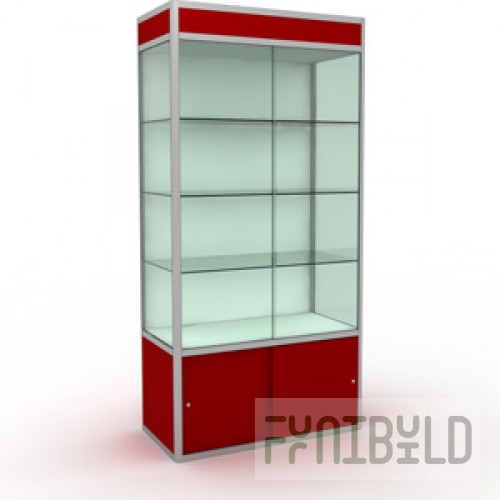 Showcase with lighting