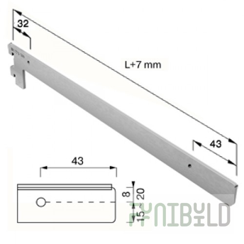 NX-22 - Shelf bracket