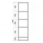 Unit 10A \ Shelf frame with 4 shelves