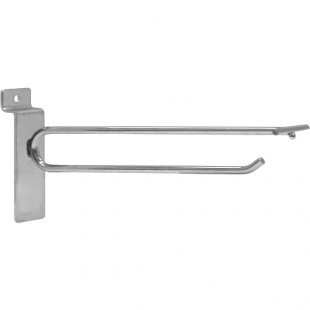 F 342 \ Double hook for price tag holder on economy panel