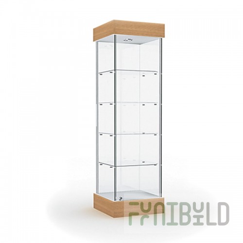 Showcase with lighting