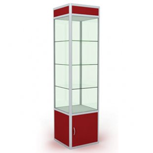 Showcase with lighting