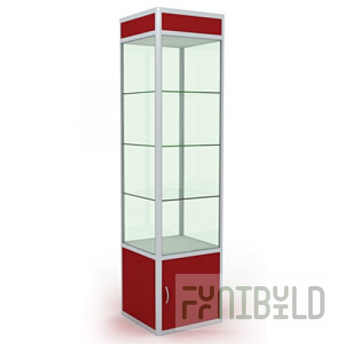 Showcase with lighting