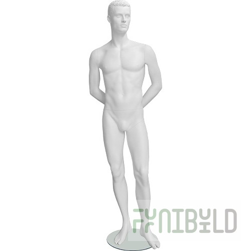 IN-34Alex-01M - Male mannequin, sculptural