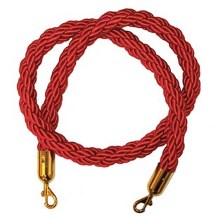 TR-G \ Fencing rope with carabiners L=1.5m (braided)