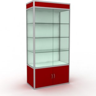 Showcase with lighting
