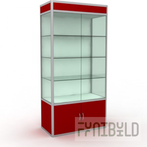 Showcase with lighting