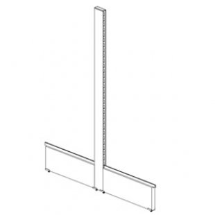 Gondola stand double-sided with leg