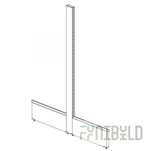 Gondola stand double-sided with leg