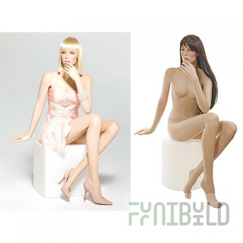 Vogue Type 4 - Female mannequin, seated (with make-up)