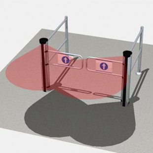 Automatic entrance gate system Easygate NG with radars