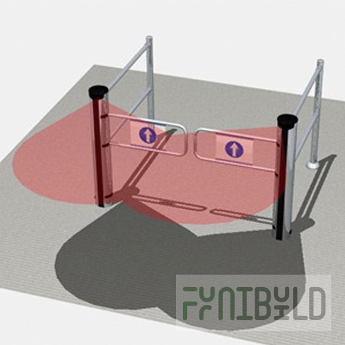 Automatic entrance gate system Easygate NG with radars