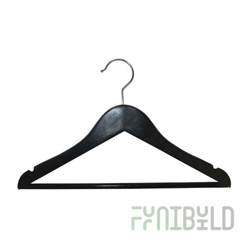 P-66B - Wooden hangers for children's clothes (with crossbar)
