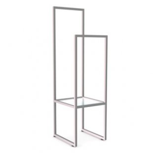 NK 202.MGL \ Two-tier hanger L-450mm frosted glass