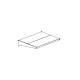 Metal retail shelving for the Market store