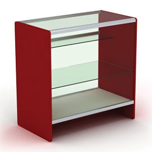 Glass counter