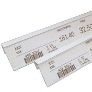 KE 339-W-1000 \ Price tag holder for mesh baskets