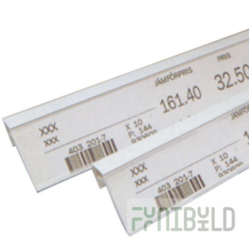 KE 339-W-1000 - Price tag holder for mesh baskets