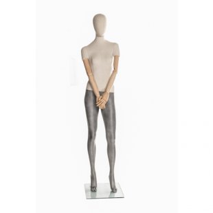 Linen F-02 \ Female mannequin (with wooden hands)